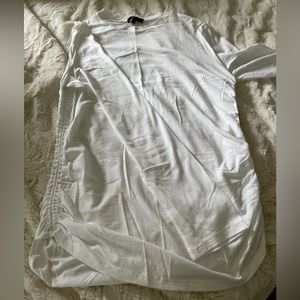NWOT! Theory white long sleeved tee.